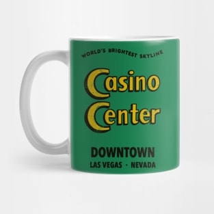 Retro Vintage Casino Center Downtown Las Vegas Mug